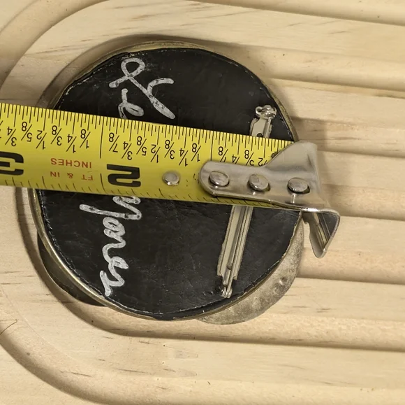 ARTIST Steampunk Pin Watch Parts Brooch Signed Leslie Mones - Picture 8 of 12